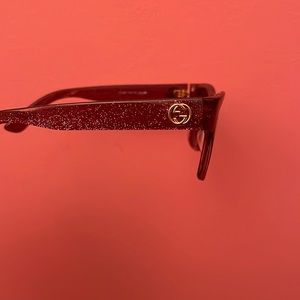 GG Gucci glasses (Sparkling/Glitter purple)